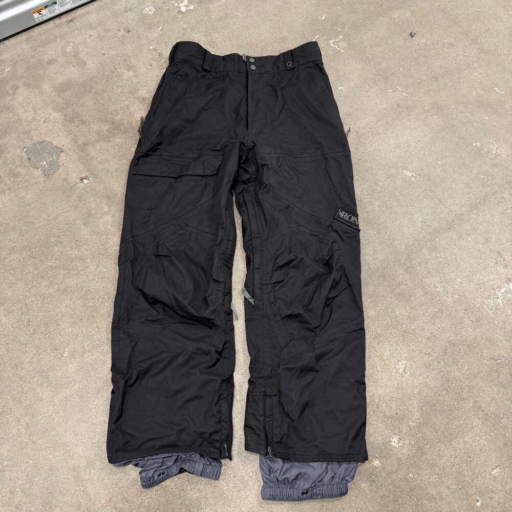 Burton Ronin 13 Snowboarding Snow Ski Pants Black Mens Small Outdoor